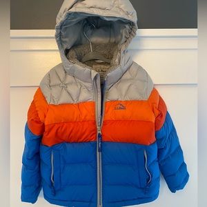 L.L. Bean's Down Jacket - Color Block Little Kids'